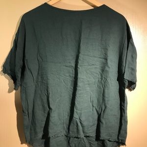 Black Crane Boatneck Top